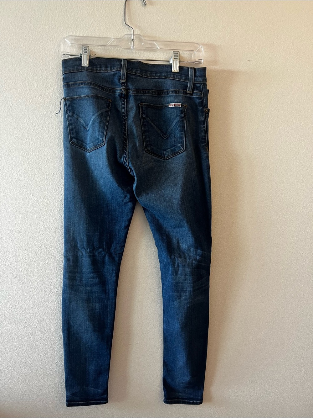 Hudson Dark Blue Women's Stretch Skinny Jeans - Picture 3 of 5